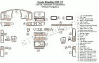 Декоративные накладки салона Honda Ridgeline 2009-н.в. полный набор, Автоматическая коробка передач, без навигации