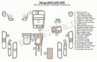 Декоративные накладки салона Nissan 240SX 1995-1998 ручной or Автоматическая коробка передач