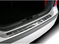 Volkswagen Tiguan (07-) накладка на задний бампер с силиконовыми вставками, к-кт 3шт.